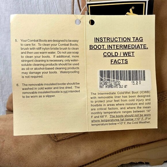 Belleville ICW Cold/Wet GORE-TEX Military Army Tactical Combat Boot Size 15R NWT - Picture 12 of 12